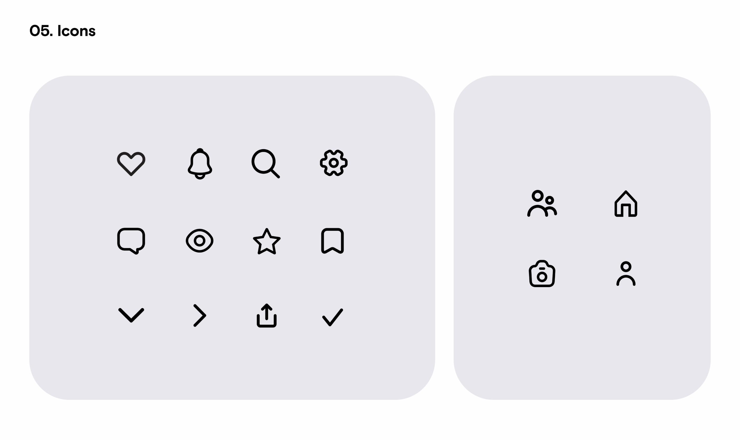 05. Icons